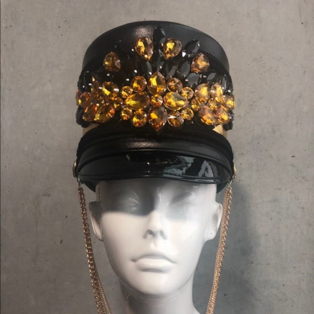 Customized burning man / festival hat